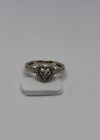 Jared 14k Heart Shaped Ring - White Gold