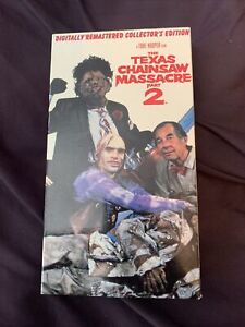 New ListingThe Texas Chainsaw Massacre Part 2 - Digitally Remastered VHS Tape Tested Works
