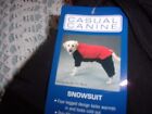DOG SNOWSUIT JACKET SNOW COAT SUIT w/ REMOVABLE LEGS AND HOOD XS