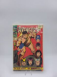 Avengers #38 (1967) Marvel Comics, Hercules on Cover