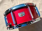 Tama Crestar Granstar Custom Solid Shell 1-ply Snare Drum 1989 Rose Petal Red