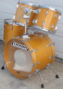 Vintage Ludwig 80's Classic Maple Drum Set ThermoGloss 12