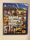 Grand Theft Auto V Premium Edition (PS4, 2018) Brand New Factory Sealed Game