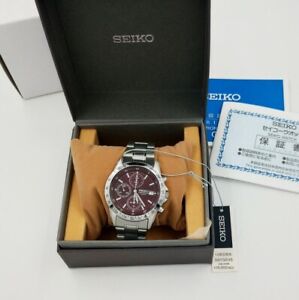 SEIKO SPIRIT SBTQ045 Chronograph Men's Watch Red Limited Model Japan Fast ship