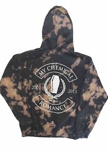 My Chemical Romance Hoodie Sweatshirt Adult Medium 2013 Black Parade Tie Dye