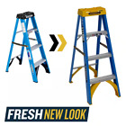 4 Ft. Fiberglass Step Ladder (8 Ft. Reach Height) with 250 Lb. Load Capacity Typ