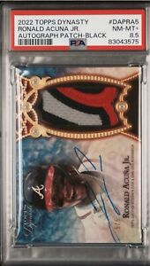 New Listing2022 topps dynasty ronald acuna jr /5 Patch Auto