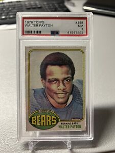 New Listing1976 Topps FB Card #148 Walter Payton Chicago Bears ROOKIE RC HOF PSA 7 NRMT