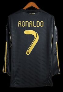 Cristiano Ronaldo 2011-12 Real Madrid Away Black long sleeve jersey