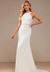 JJ'S HOUSE WEDDING GOWN NWT  Sz  12 High Neck Low Back