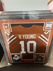 Vince Young Authentic Autograph Framed Jersey COA Texas Longhorns