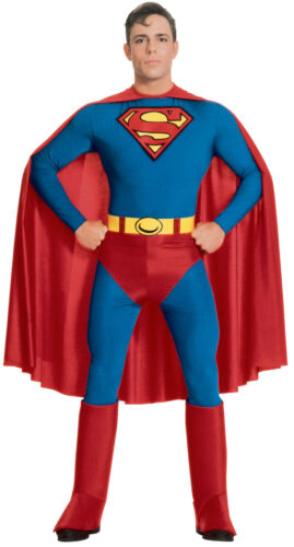 Superman Classic Adult Costume Men's Christopher Reeves Halloween Rubies
