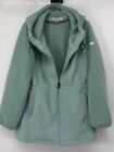 Koolaburra By UGG Womens Green Long Sleeve Hooded Fleece Full-Zip Coat Size XL