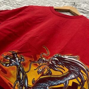 Vintage Dragon Y2K ODM Shirt Size Medium Jnco