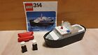 LEGO Ship - 314 - Police Boat / Police Boat - 1976 - Vintage - COMPLETE + OBA