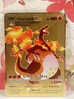 Charizard Vmax Gold Metal Pokémon Card- Collectible/Gift/Display