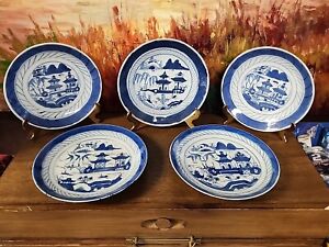19th Century Chinese Blue & white porcelain plates 6