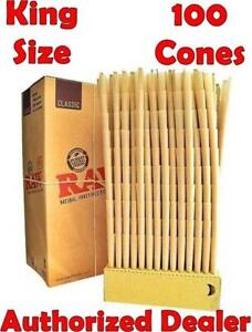 Raw Classic King Size pre rolled cone With Filter tips (100 Cones) BUY AUTHENTIC