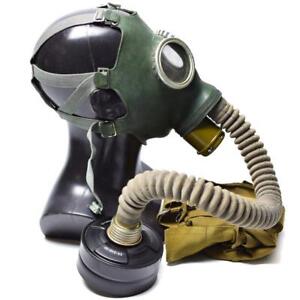 Soviet gas mask GP-4 face mask respiratory surplus Vintage Full Kit Size LARGE