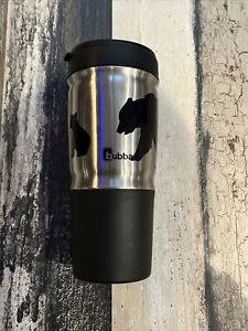 Bubba Plastic 4 Bear Tumbler Light Weight Black/Silver Spill Protect Preowned