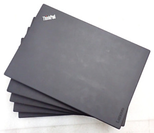 Lot of 5 Lenovo ThinkPad T480 i5-8350U 1.7GHz 8/16GB RAM 256GB SSD NO EXT. BATTS