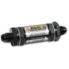 Earl's Fuel Filter AT230106ERL; Inline, Gasoline, E85 35mic Black, -06AN Male