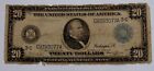 1914 - Large Size $20 Federal Reserve Note Philadelphia Fr. 973 -Well Circulated