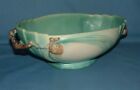 ROSEVILLE POTTERY, GREEN, PINECONE CONSOLE BOWL - 279-9