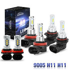 For Honda Civic 2014-2020 LED Headlight+Fog Light Bulb Combo for Car Light 6000k