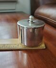 Lunt 11 Sterling Silver Stamp Roll Box Dispenser Pill Ring Case No Mono