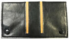 Eclipse Black Tobacco Pouch w/ Rolling Paper Slot & Zippers, #3315