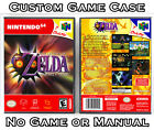 Legend of Zelda: Majora's Mask - Nintendo 64 N64 Custom Case *NO GAME*