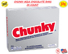CHUNKY Milk Chocolate Candy Bars, Individually Wrapped, 1.4-Ounce (Box of 24)