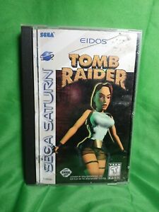 Tomb Raider (Sega Saturn, 1996) CIB Complete Tested Working
