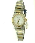 Bulova 98R011 Womens Mother of Pearl Diamond Accented Two-Tone Quartz Date Watch