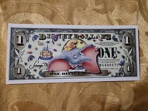 New 2005 Disney Dollars  $1 Dumbo Uncirculated D Series