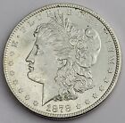 1878 P Philadelphia Mint Morgan Silver Dollar 8TF 8 Tail Feather $1 h010