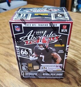 New Listing2023 NFL Absolute Factory Sealed 66 Trading Card Football Blaster Box Free Ship