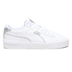 Puma Jada Renew Pop Up Metallics Lace Up  Womens White Sneakers Casual Shoes 393