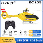 EC135 Remote Control Helicopter 2.4G 6CH 6-axis Gyro Flybarless Optical RC Model