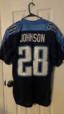 Tennessee Titans Chris Johnson #28 Reebok Jersey Size 46 Stitched Sewn CJ2K