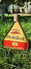 Mobiloil Gargoyle oil cans vintage