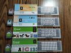 10 Cricut Cartridge Lot W/ Keyboard Overlays! Untested, No Boxes, Linked.