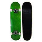 Blank Complete Skateboard 8.0 Stained Green Raw Trucks 52mm Wheels ASSEMBLED