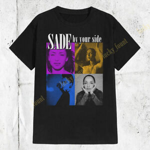Vintage Sade Adu By Your Side Black T-shirt SA392417