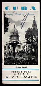 1952 Seeing Cuba With Star Tours Travel Brochure Happy Island Of Sunshine