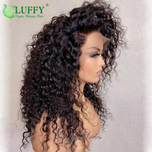 Free Part Full Lace Wigs 100% Human Hair Curly HD Lace Front Wigs With Baby Hair