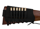 Leather Rifle Ammo Buttstock Cartridge Shell Holder