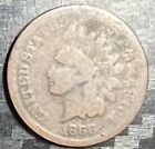 1866 Indian Head Cent  Rare Date Sold As Pictured Free Shipping W/Tracking