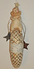 Dee Foust for Bethany Lowe Snowman Pinecone Christmas Ornament Paper Pulp RARE